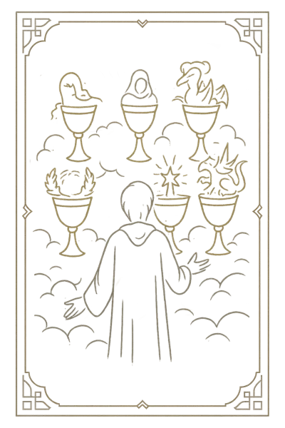 Seven of Cups — Minor Arcana