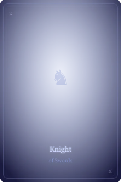 Knight of Swords — Minor Arcana